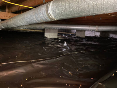 Crawl Space Black Tarp