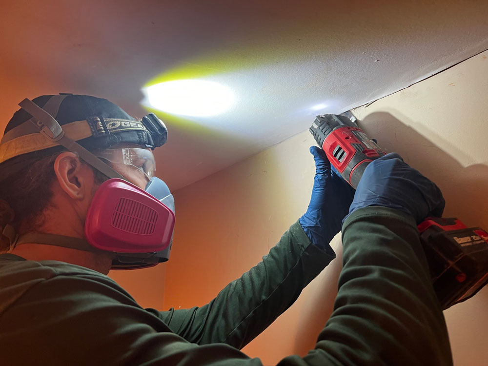Cutting Drywall